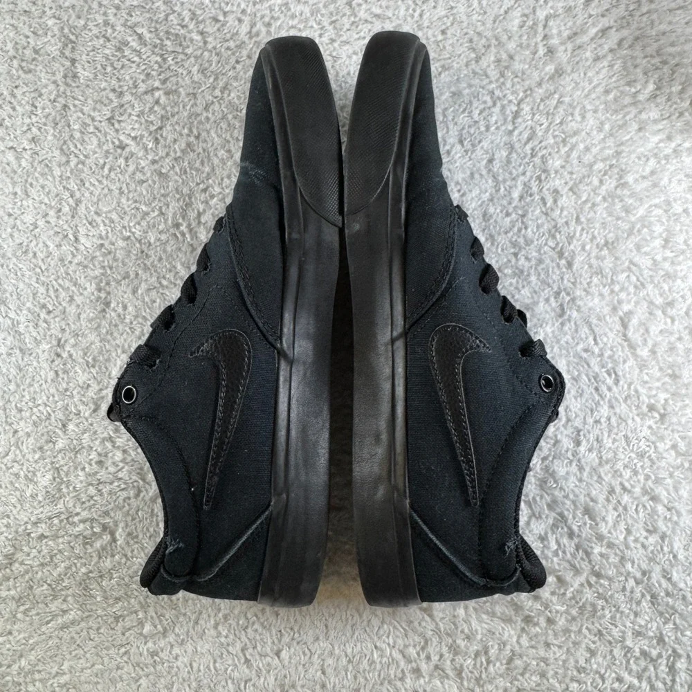 Nike SB Check Solar Canvas Shoes Black Anthracite CD6279-001 Mens Size 8 Skater